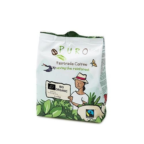 Puro Fairtrade Bio Organic Pouch - 12 x 4 x 65 g (volle Kanne)