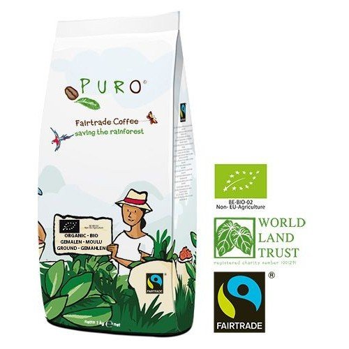 Puro Fairtrade Bio Dark Roast - gemahlen 1.000 g