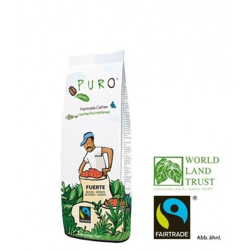 Puro Fairtrade Fuerte Espresso - Bohne 250 g