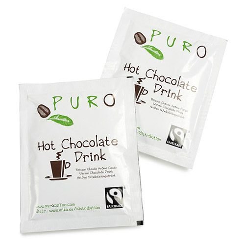 Puro Fairtrade Trinkschokolade Portionsbeutel - 100 x 25 g