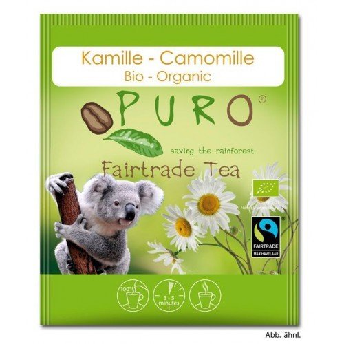 Puro Fairtrade Bio Tee - Kamille - 6 x 25 x 1 g