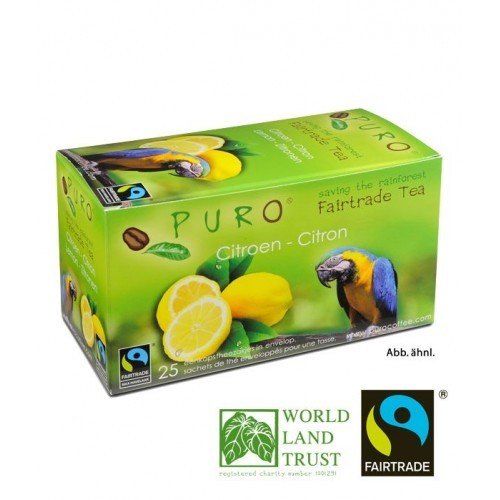 Puro Fairtrade Tee - Zitrone - 6 x 25 x 2 g