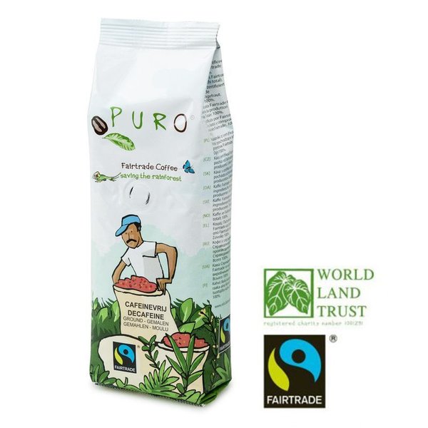 Puro Fairtrade entkoffeiniert - gemahlen 250 g