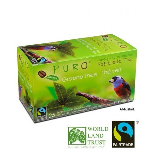 Puro Fairtrade Tee - Grüner Tee - 25 x 2 g