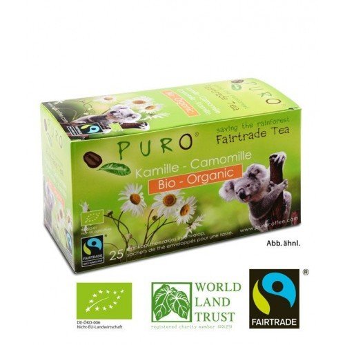 Puro Fairtrade Bio Tee - Kamille - 25 x 1 g