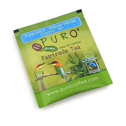 Puro Fairtrade Bio Tee - Reine Minze - 25 x 1,5 g