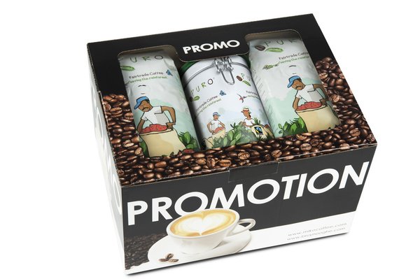 Puro Promo Box 2 Noble gemahlen + Kaffeedose
