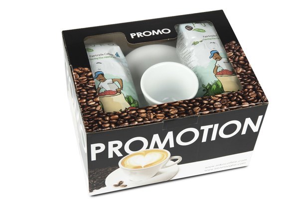 Puro Promo Box entkoffeiniert gemahlen + Tasse und Untertasse