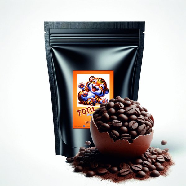 Toni Kaffee - Bohne 500 g - große Hilfe für kleine Helden